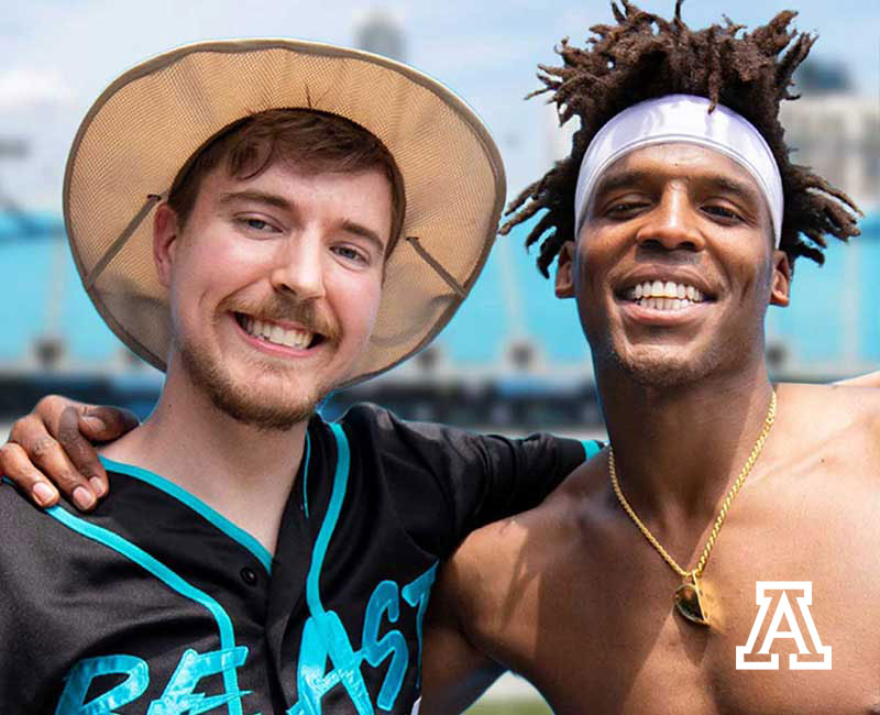 Carolina Panthers - Cam w/ Mr. Beast Video Image